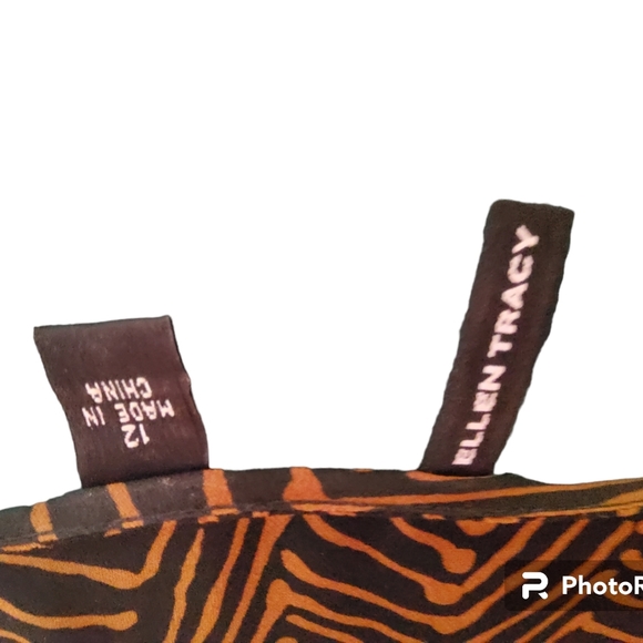 100% Silk Camisole by Ellen Tracy...Vintage, Size 12 - Picture 6 of 7